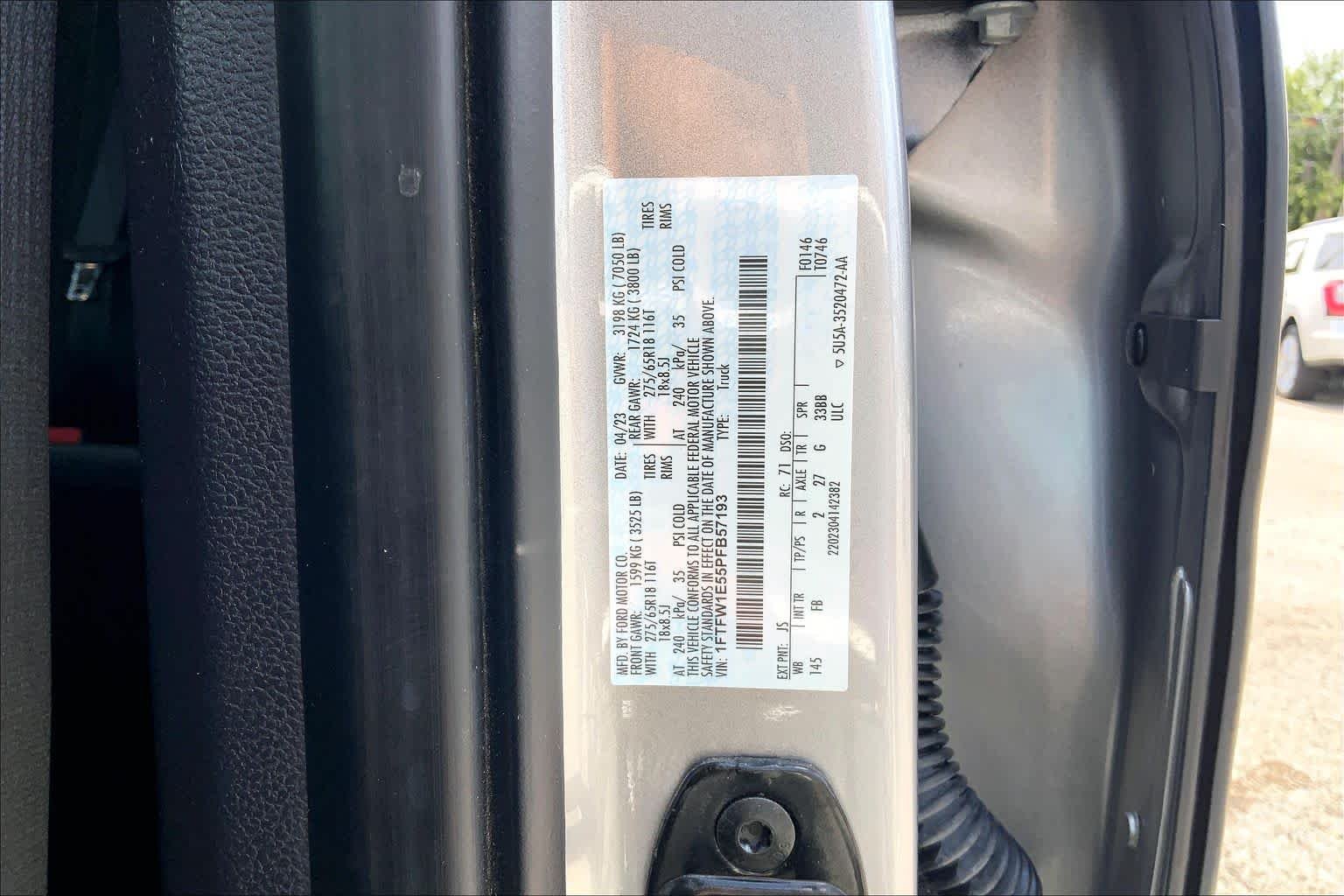 Used 2023 Iconic Silver Ford XLT image 37
