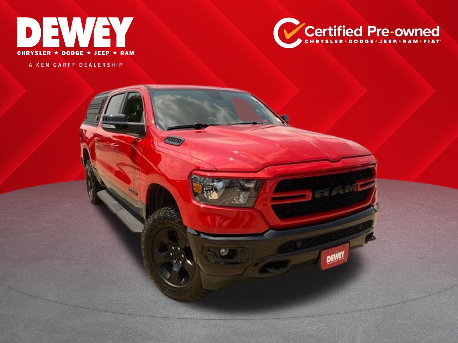 Certified Used 2022 Flame Red Clearcoat Ram Big Horn image 1