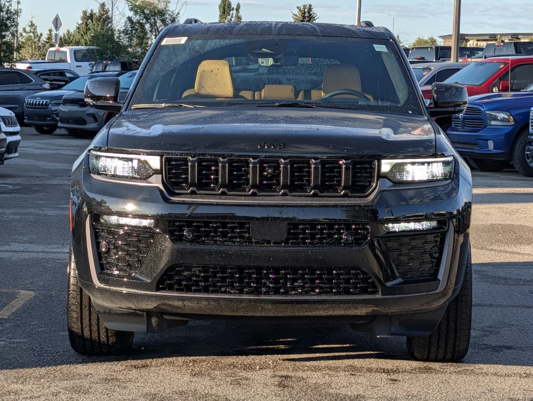 New 2026 Black Jeep Summit - - 4x4 - Advanced ProTech Group IV - Palermo Leather Seats - Head-Up Display & More! image 3
