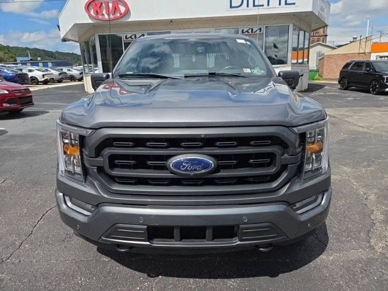 Used 2021 Gray Metallic Ford XLT image 2