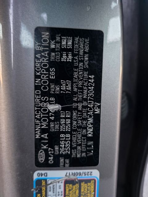 Used 2018 Mineral Silver Kia LX image 3
