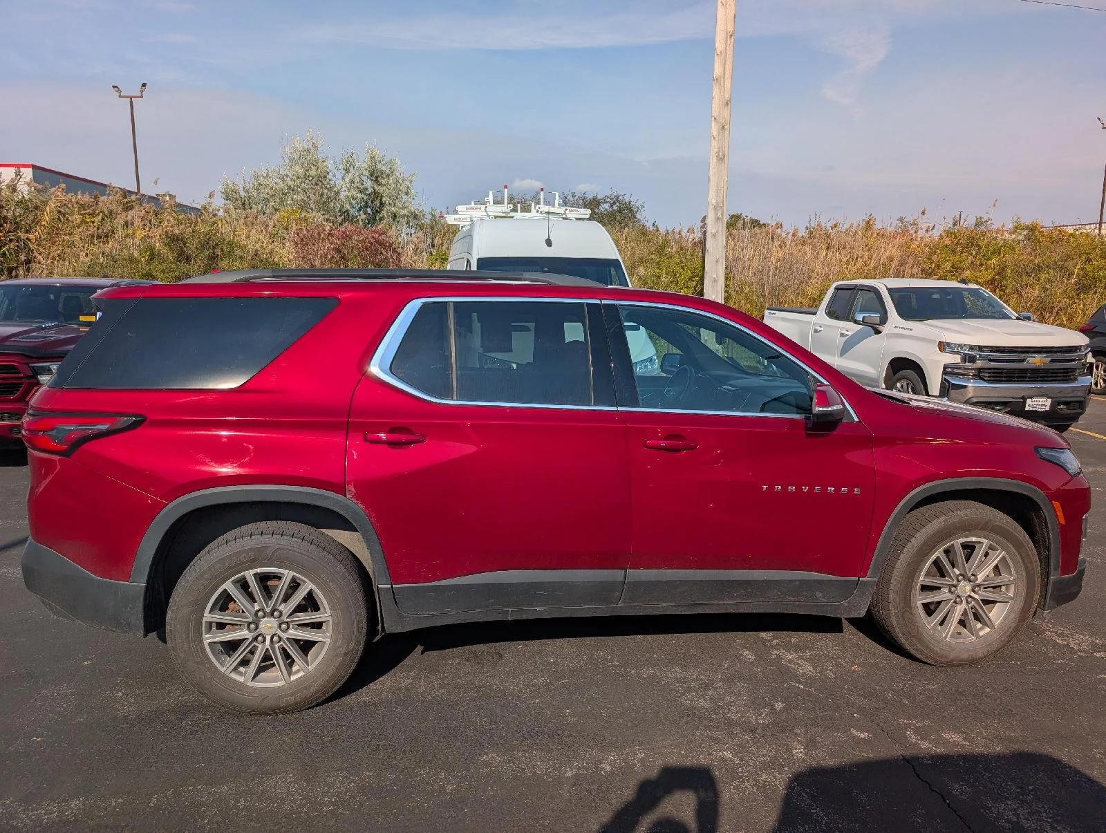 Used 2023 Radiant Red Tintcoat Chevrolet LT Leather image 8