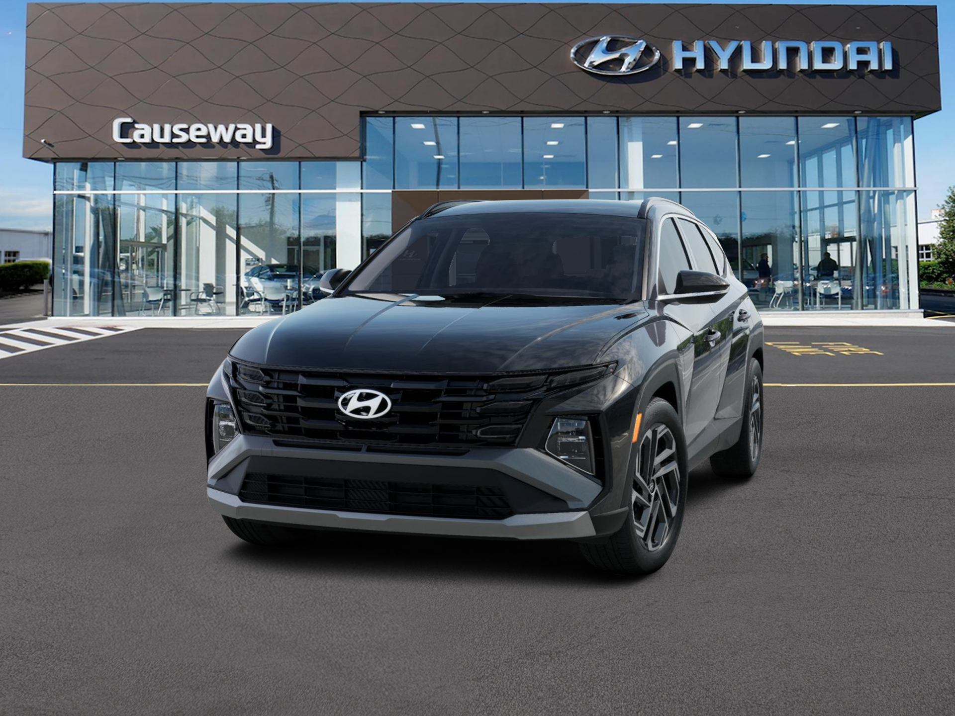 New 2026 Black Hyundai SEL Plus AWD image 1