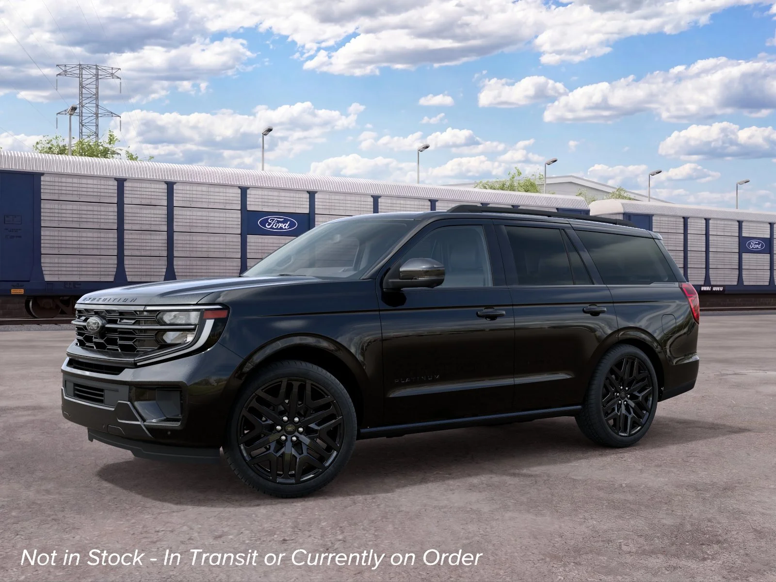 New 2027 Agate Black Metallic Ford Platinum image 1