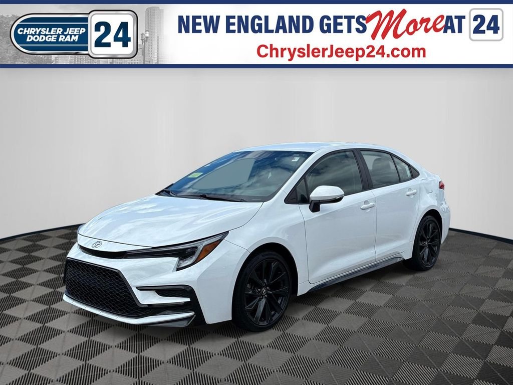 Used 2024 White Toyota SE image 1