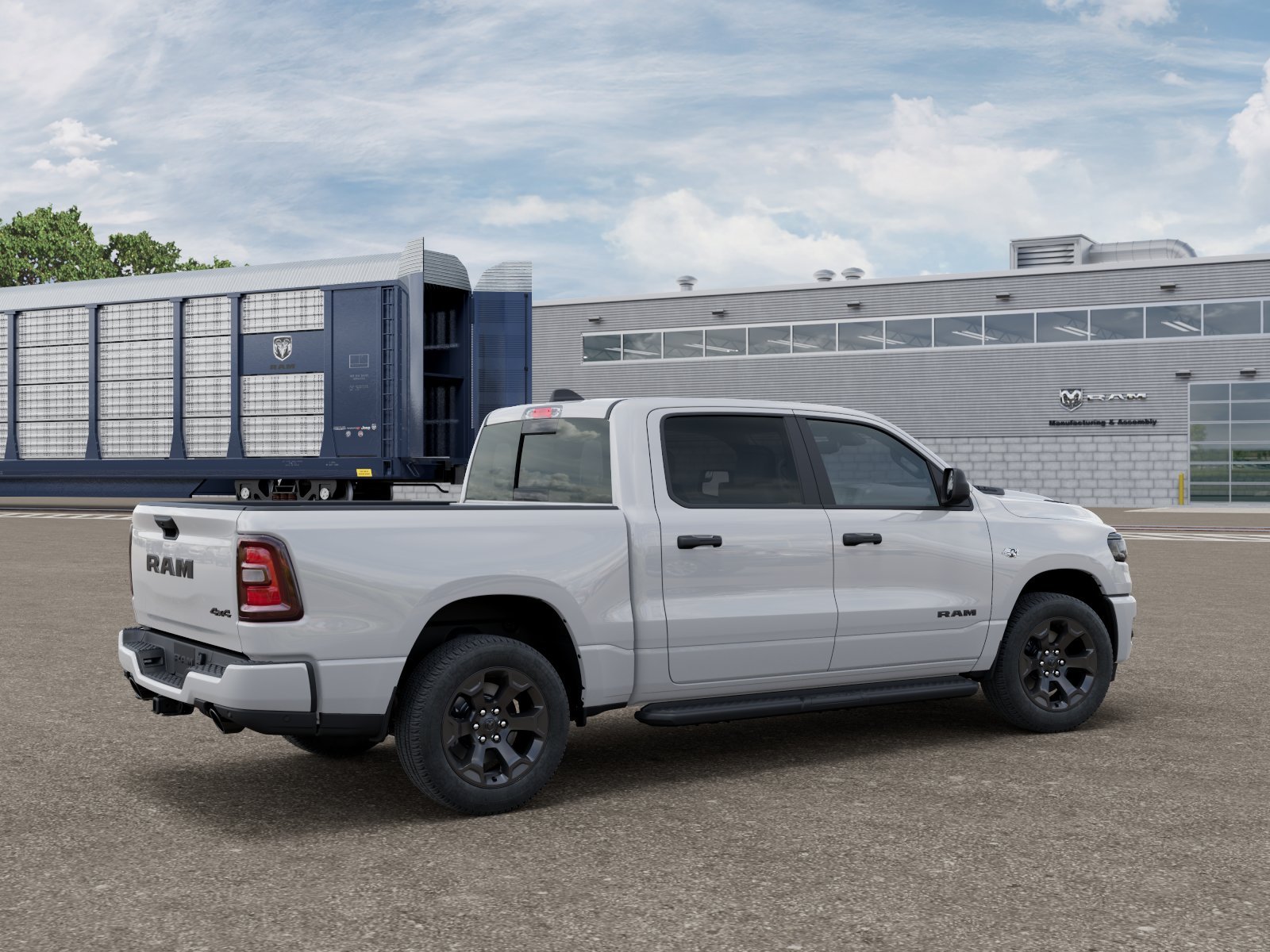 New 2026 Bright White Clear-Coat Exterior Paint RAM  image 2