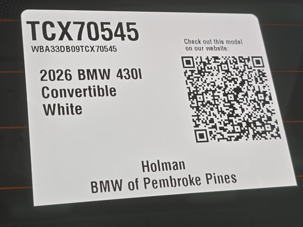 Used 2026 White Metallic BMW 430i image 24