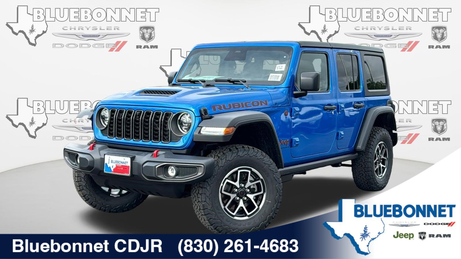 New 2026 Hydro Blue Pearl-Coat Exterior Paint Jeep Rubicon image 1