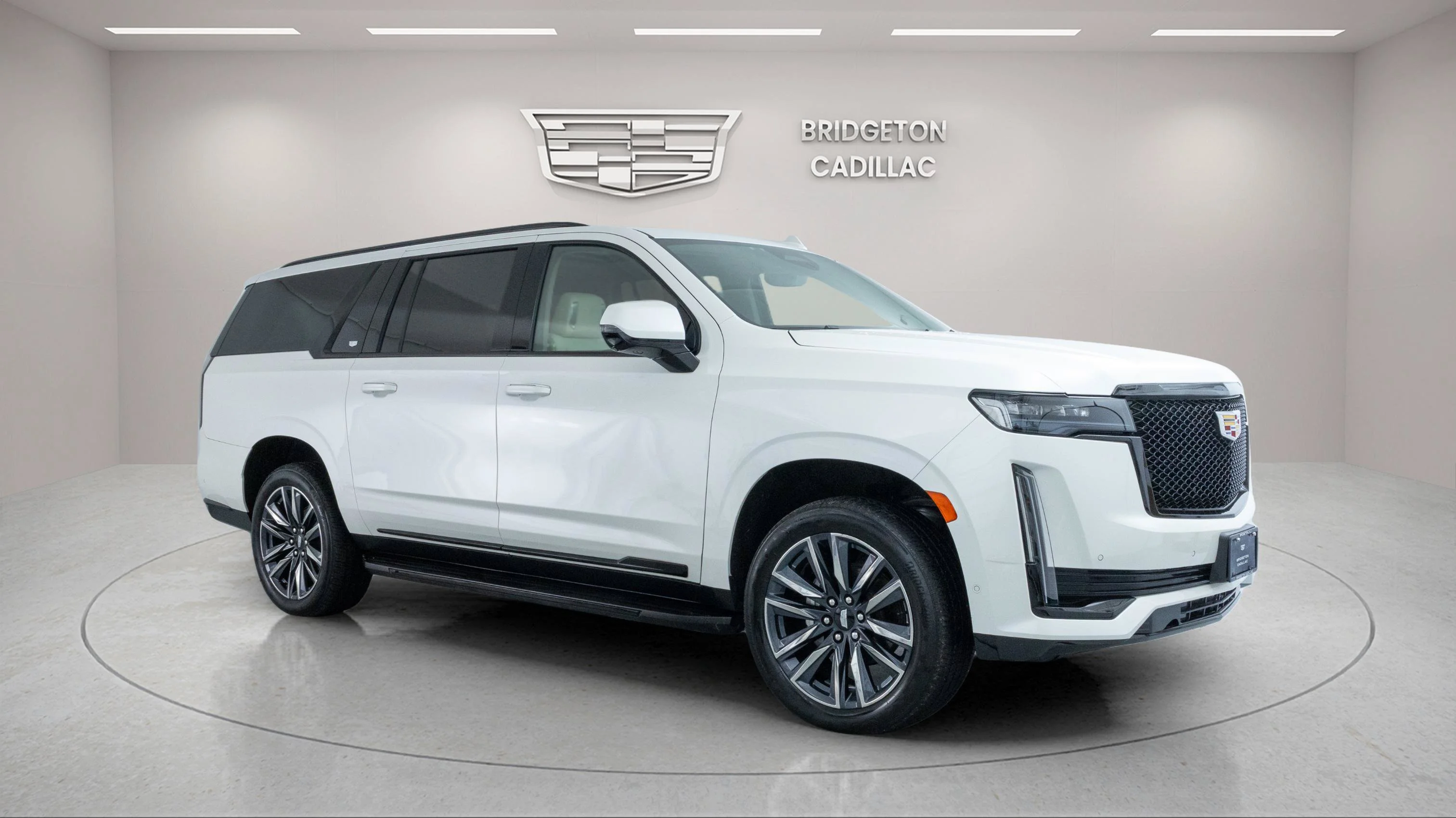 Used 2024 Crystal White Tricoat Cadillac 4WD Sport Platinum image 1