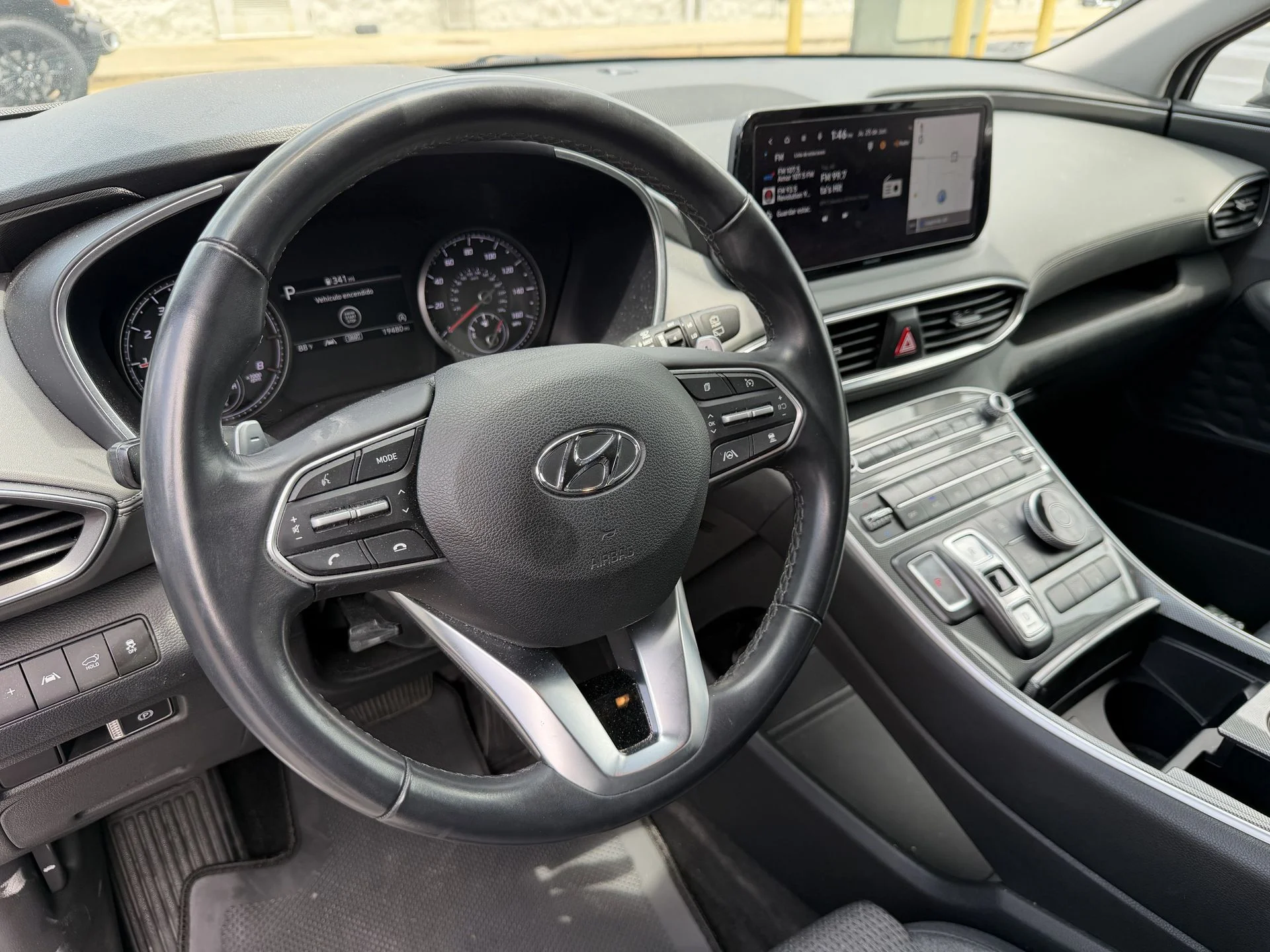 Used 2023 Shimmering Silver Pearl Hyundai SEL image 2