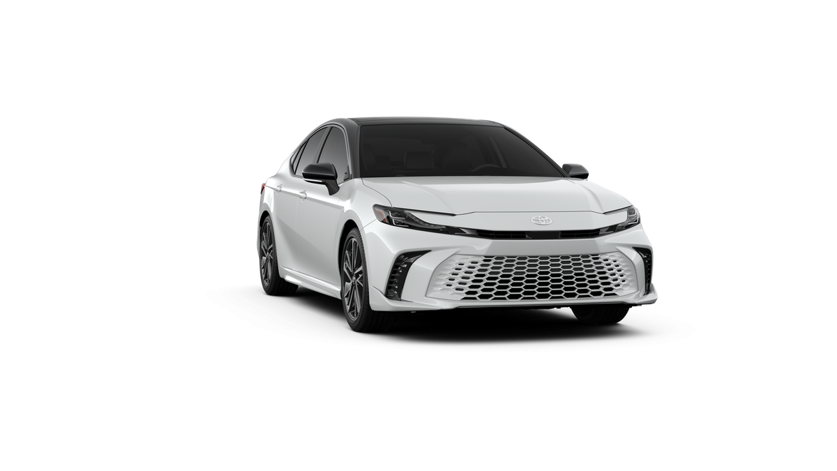New 2026 Wind Chill Pearl with Midnight Black Metallic roof Toyota XSE image 16