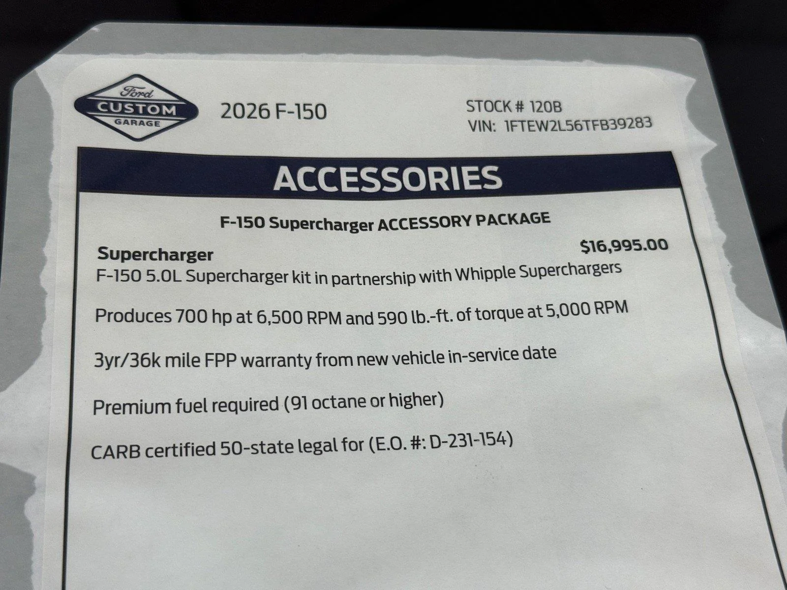 New 2026 Agate Black Metallic Ford STX® image 18
