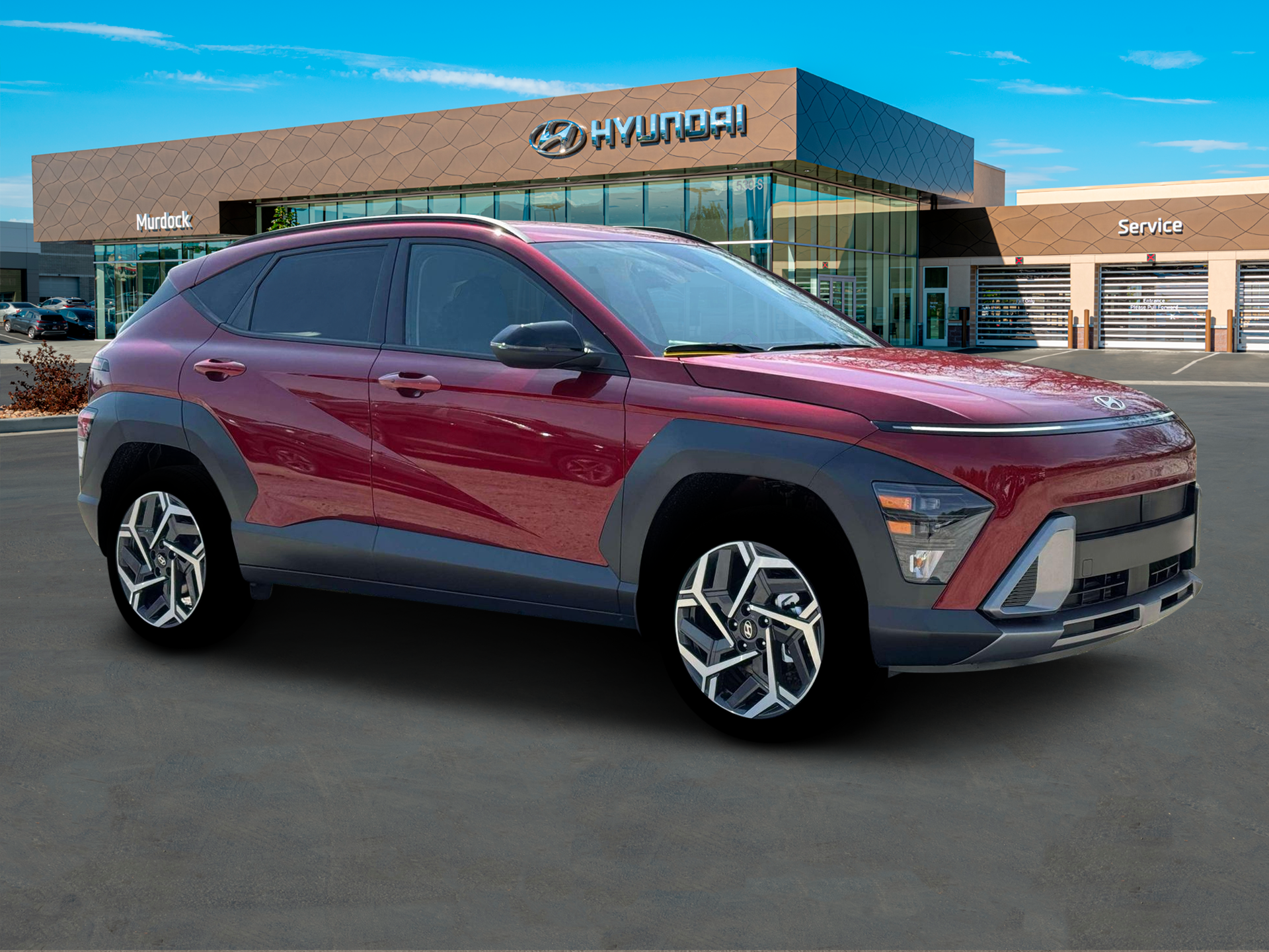 New 2026 Ultimate Red Metallic Hyundai SEL Premium AWD image 2