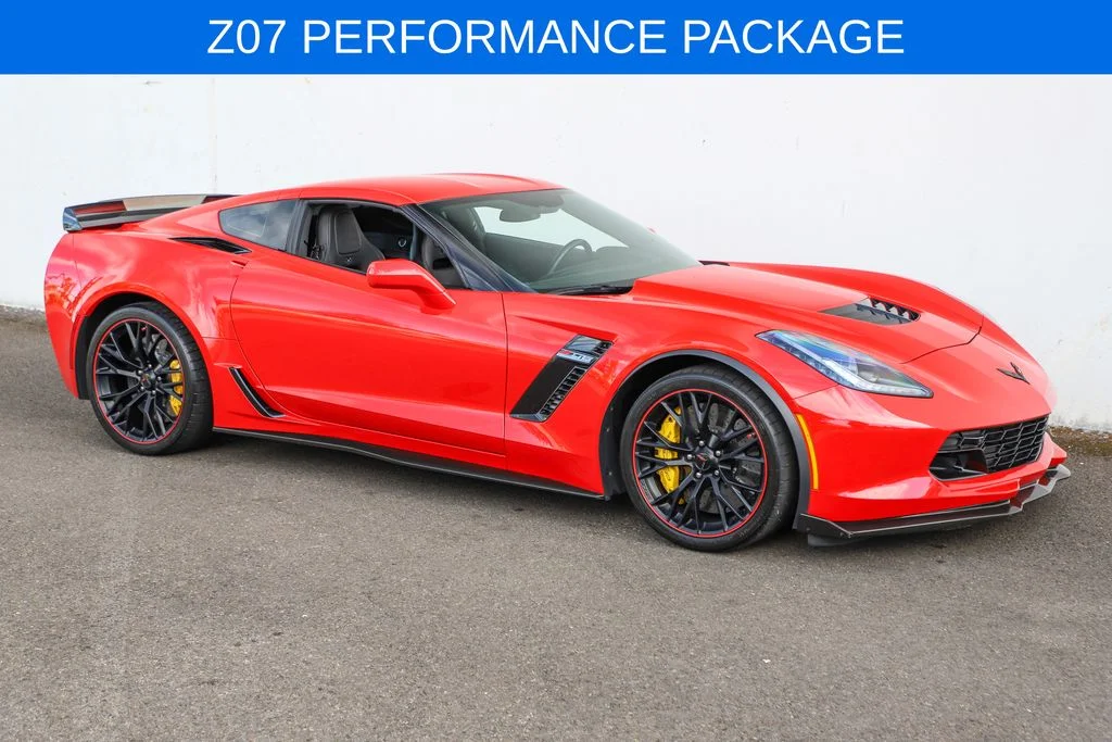 Used 2017 Torch Red Chevrolet Z06 image 1