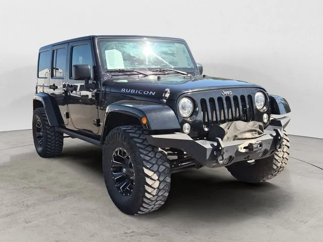 Used 2017 Black Jeep Unlimited Rubicon image 3