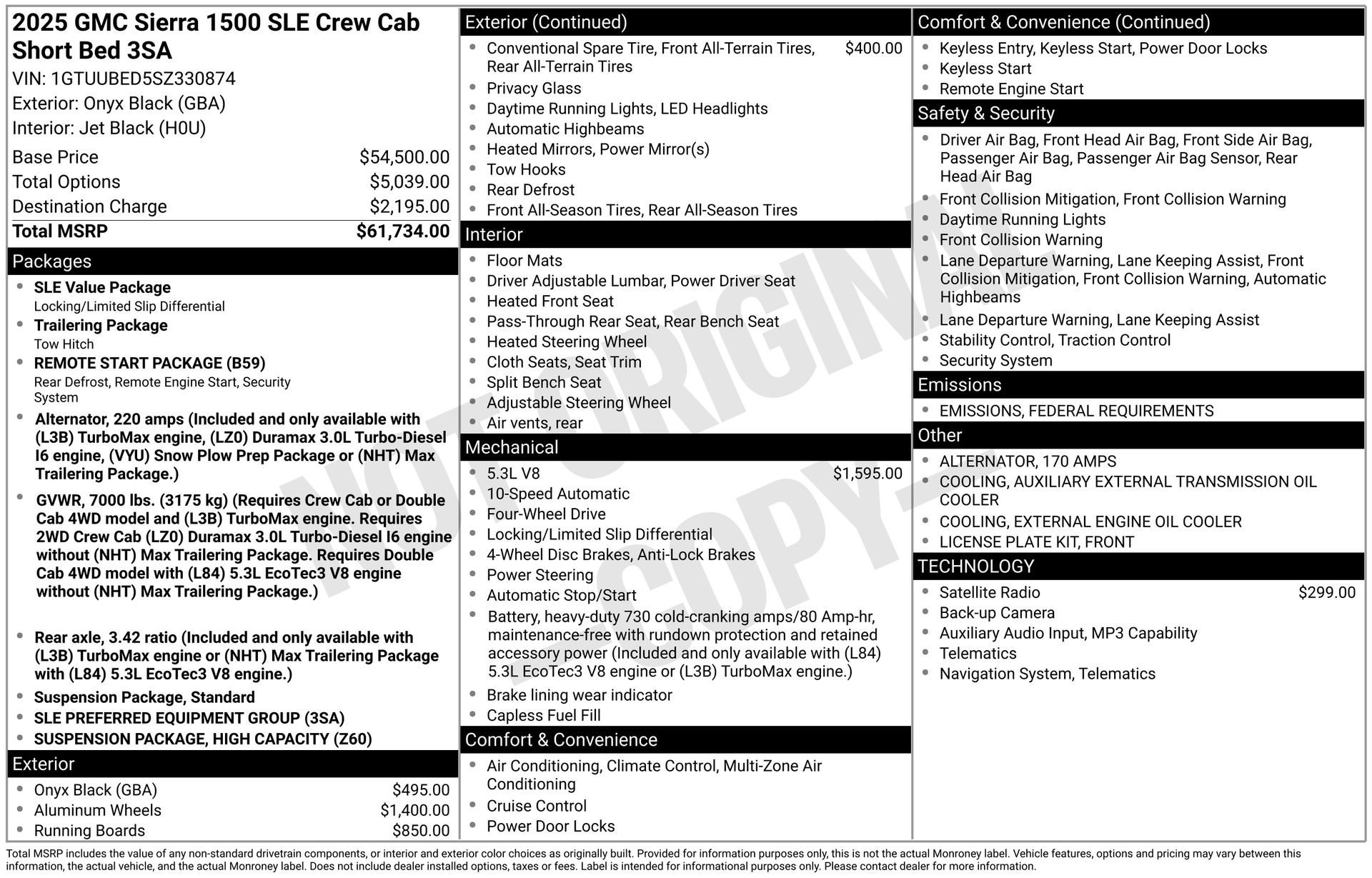 2025 GMC SIERRA - Image 3