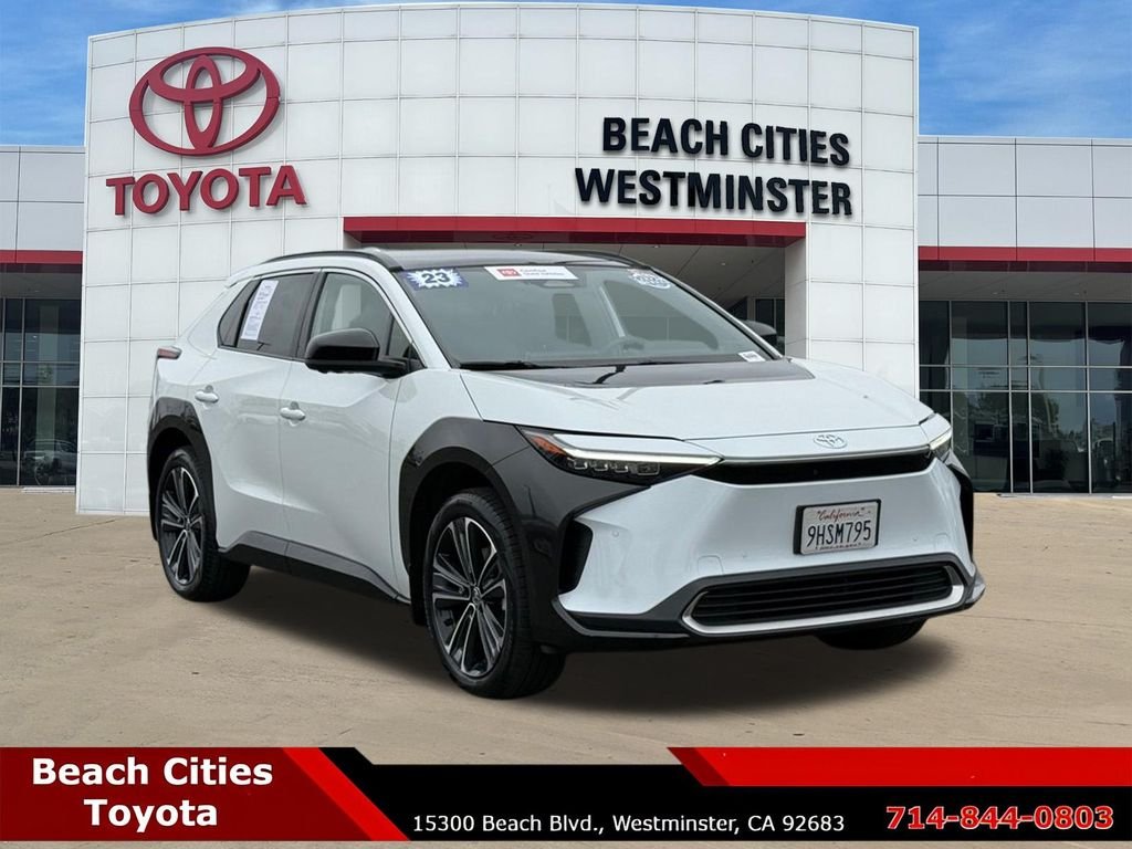 Certified 2023 Toyota bZ4X Limited with VIN JTMAAAAAXPA018301 for sale in Westminster, CA