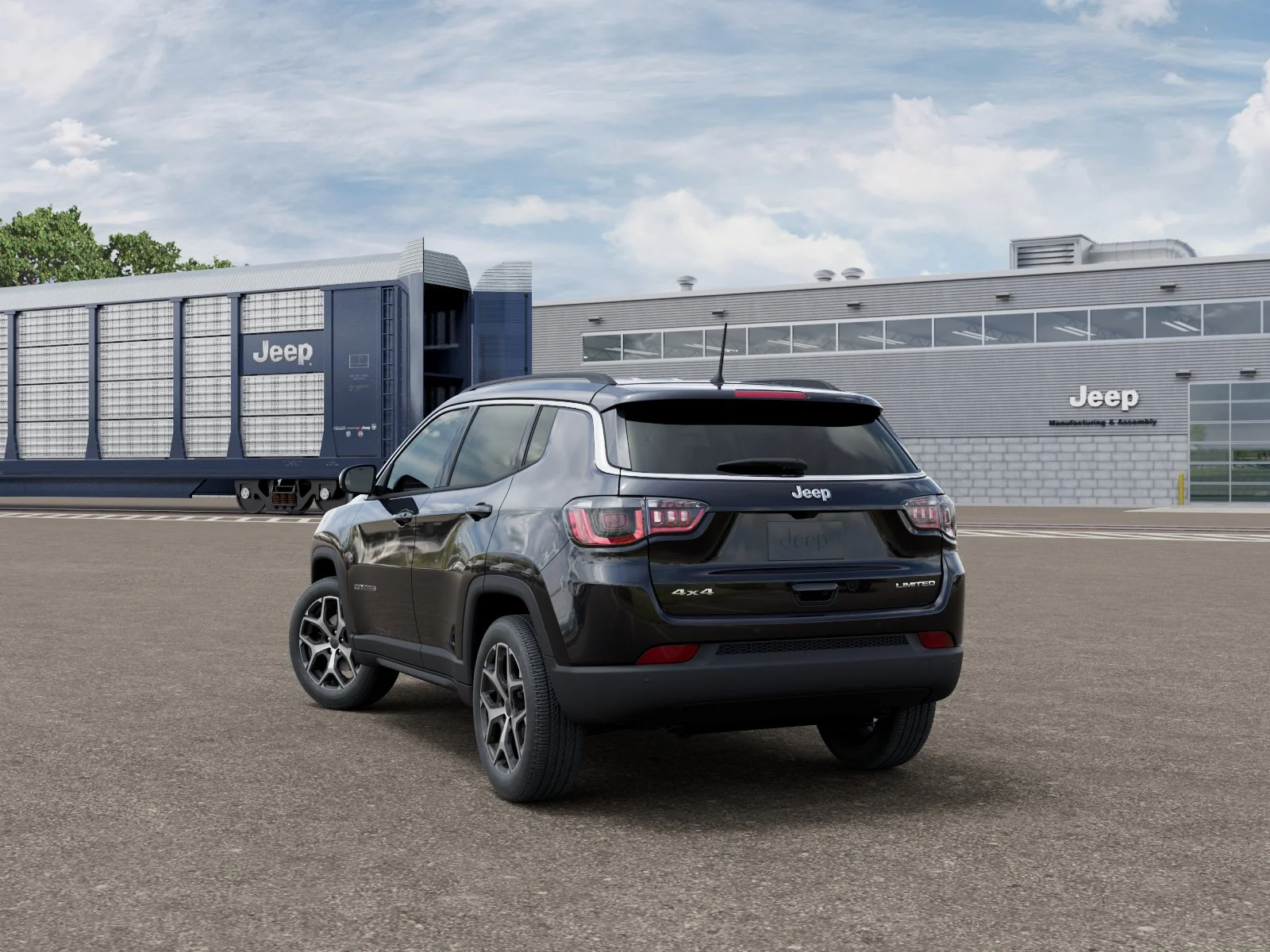 New 2026 Diamond Black Crystal Pearl-Coat Exterior Paint Jeep Limited image 29