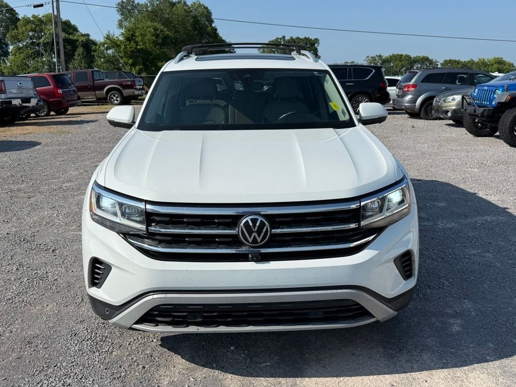 Used 2021 White Volkswagen SEL Premium image 22