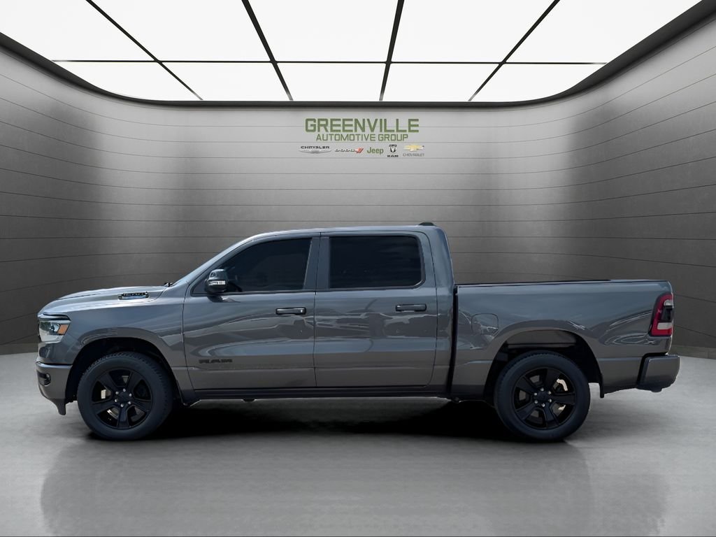 Used 2022 Granite Crystal Metallic Clearcoat Ram Big Horn Night Edition 4x4 image 2