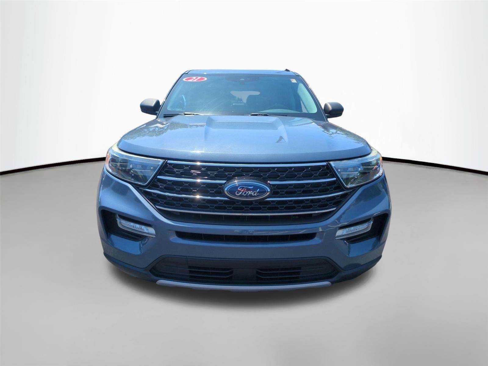 Used 2021 Infinite Blue Metallic Tinted Clearcoat Ford XLT image 27