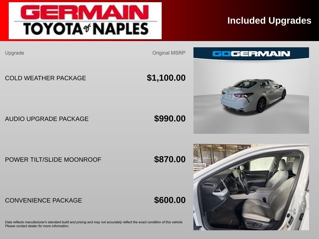 Used 2023 White Toyota SE image 4