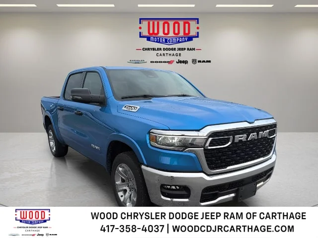 Used 2025 Hydro Blue Pearlcoat Ram Big Horn/Lone Star image 1