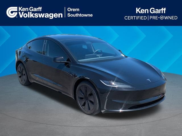 Used 2025 Solid Black Tesla Long Range image 1