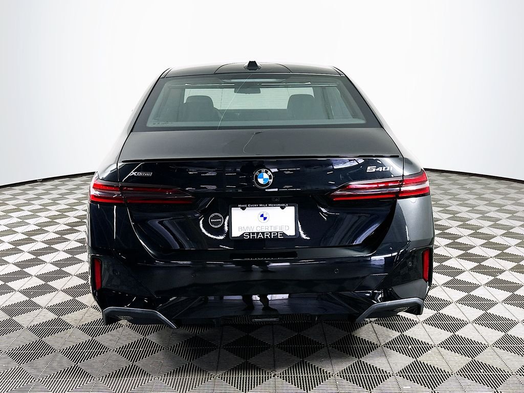 Used 2026 Black Sapphire Metallic BMW 540i xDrive image 6