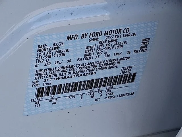 New 2026 Oxford White Ford Lariat image 14