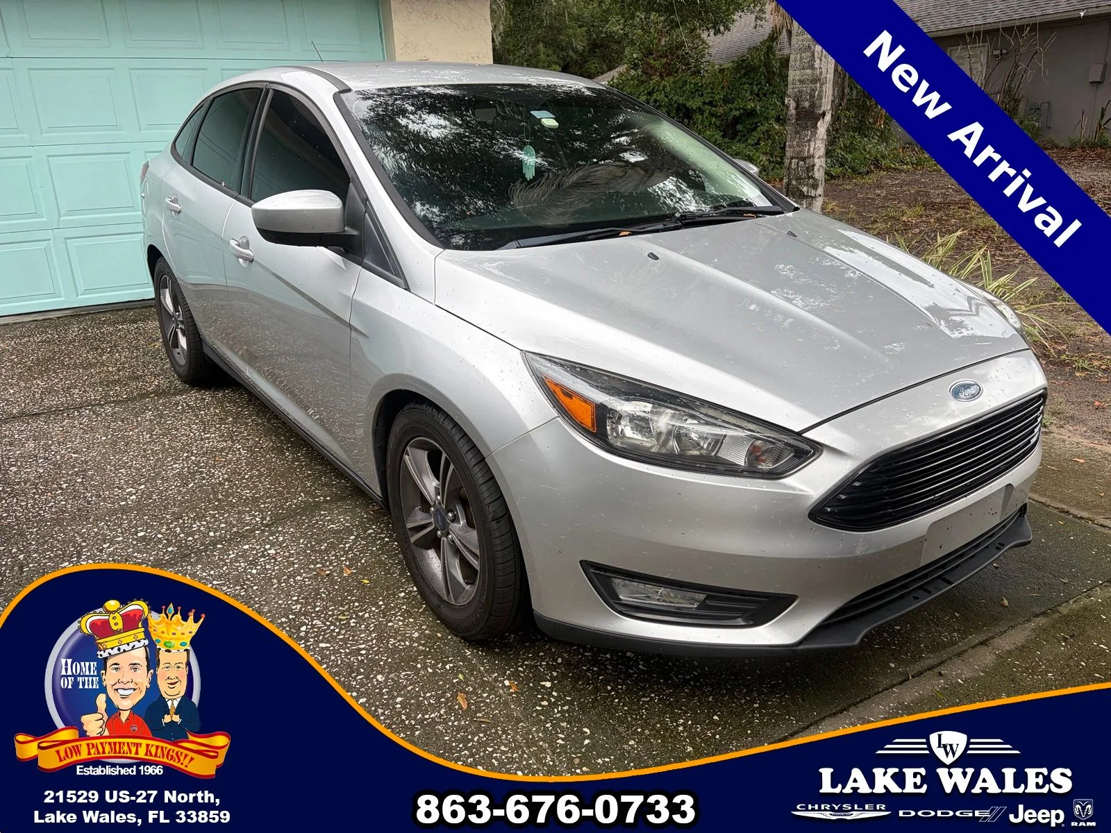 Used 2018 Ford Focus SE with VIN 1FADP3F24JL308494 for sale in Lake Wales, FL