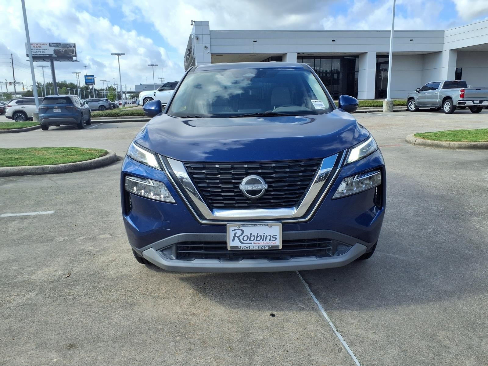 2022 Nissan Rogue SV Blue at Robbins Nissan