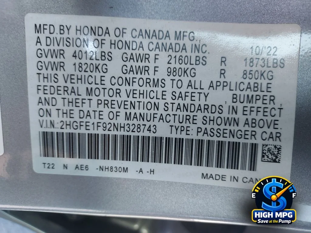 Certified Used 2022 Lunar Silver Metallic Honda TOURING image 36