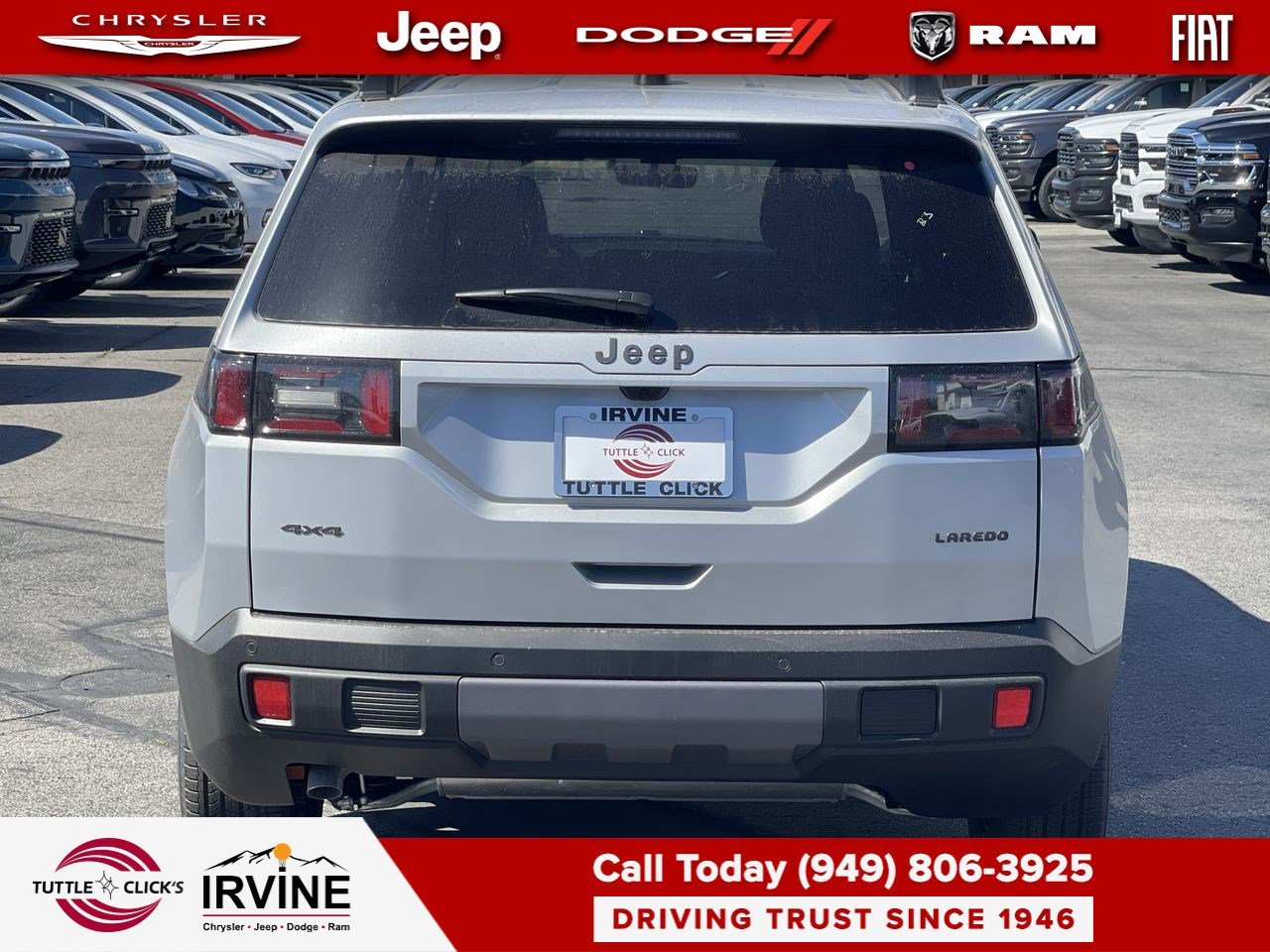 New 2026 Silver Zynith Clear-Coat Exterior Paint Jeep Laredo image 5