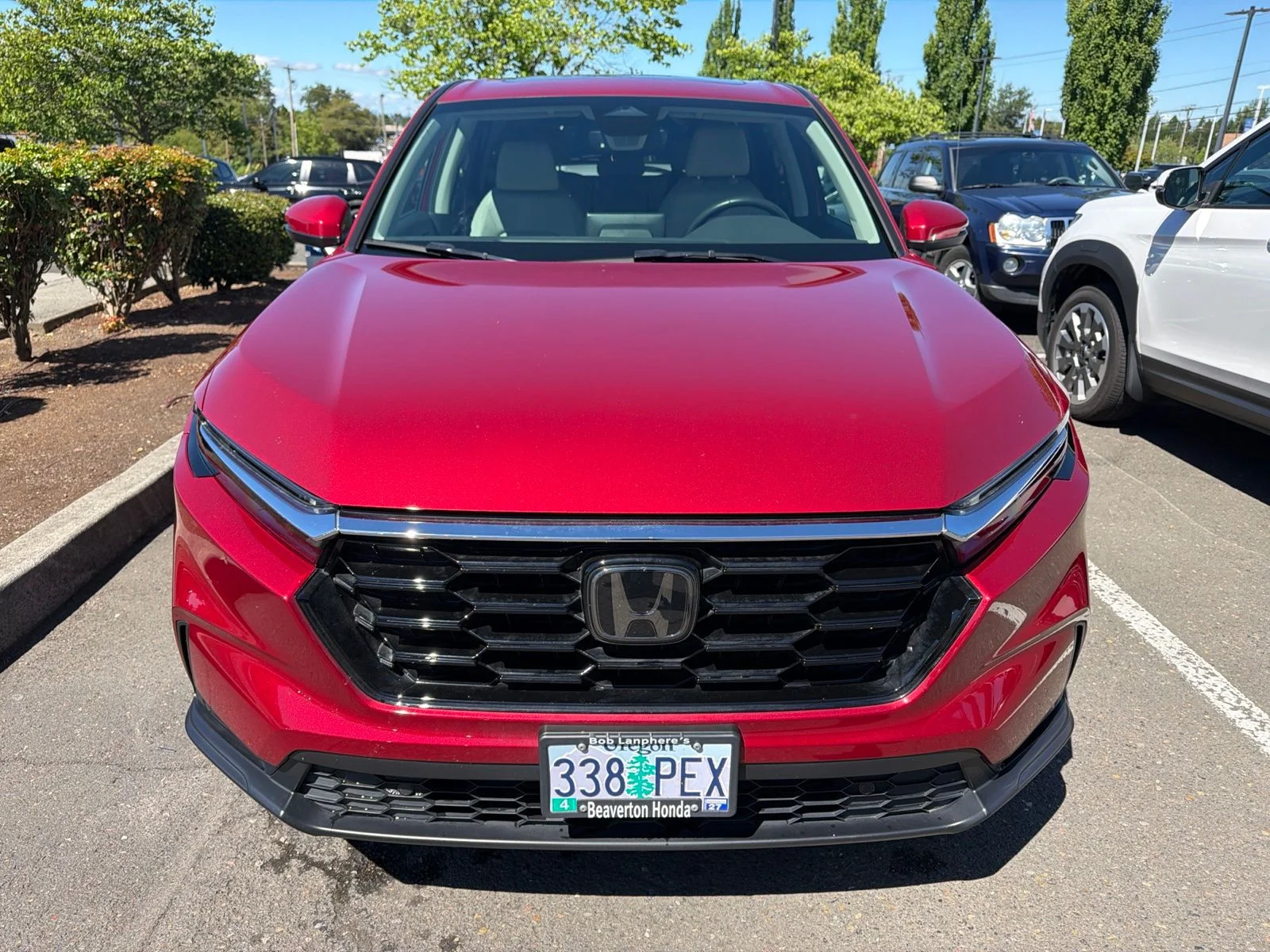 Certified Used 2023 Radiant Red Metallic Honda EX-L image 2