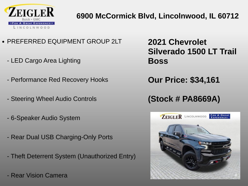 2021 Chevrolet Silverado 1500 LT Trail Boss - Photo 30