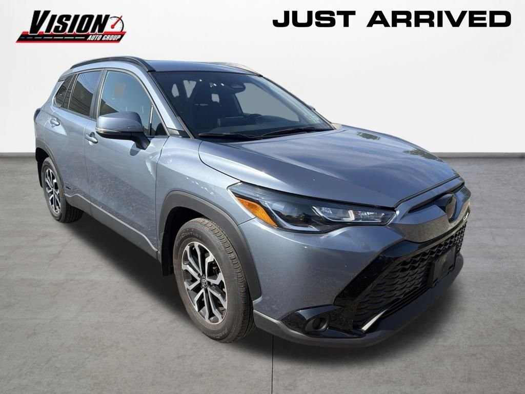 Used 2024 Blue Toyota Hybrid SE image 3