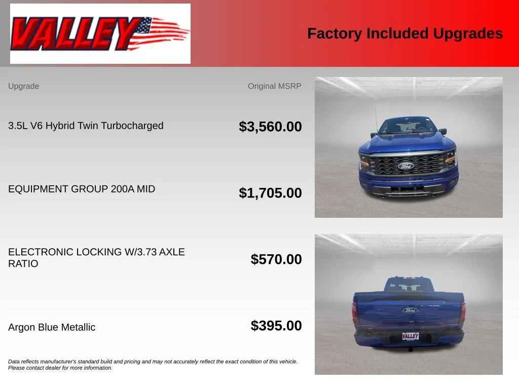 New 2026 Argon Blue Metallic Ford STX® image 4