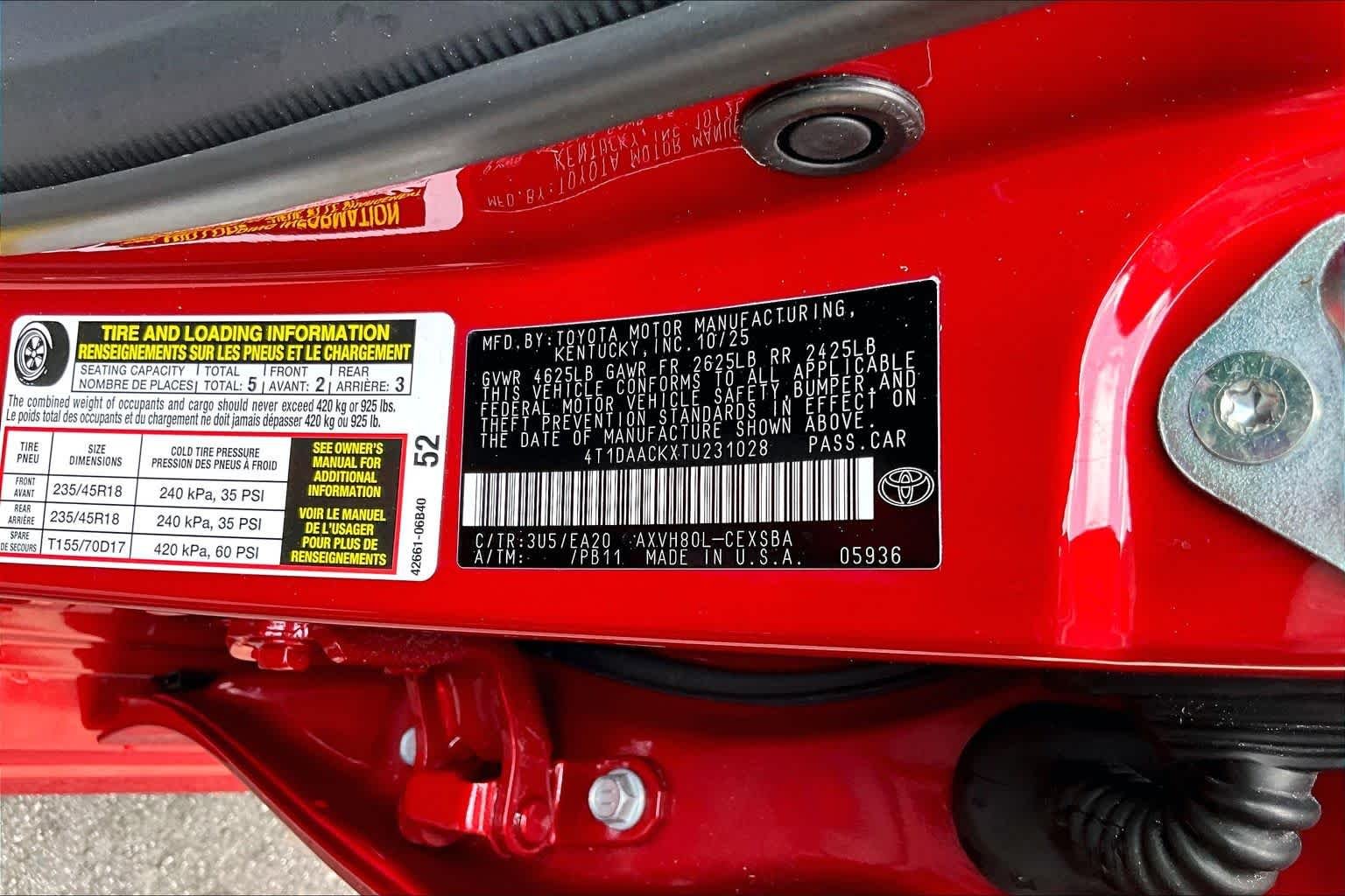 Used 2026 Supersonic Red Toyota SE image 34