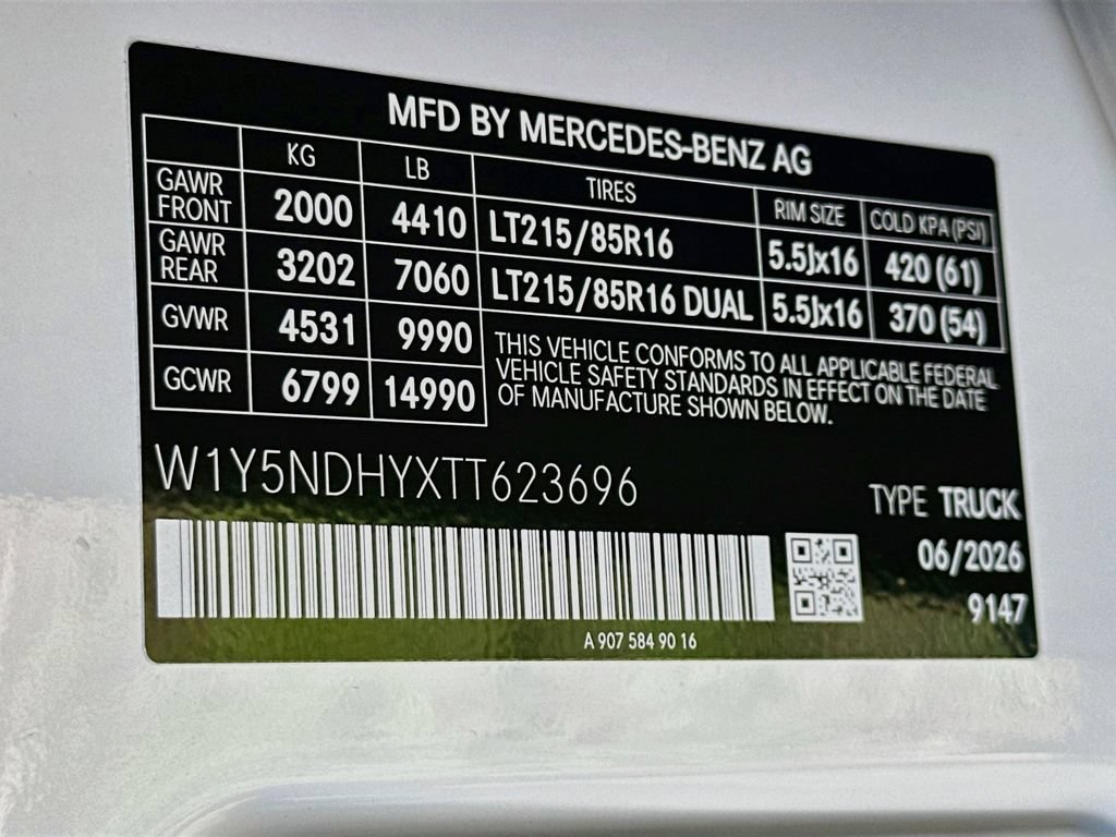 New 2026 Arctic White Mercedes-Benz Cargo 170 WB image 52