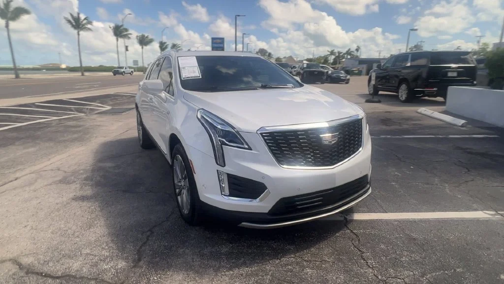 Used 2024 White Cadillac Premium Luxury image 2