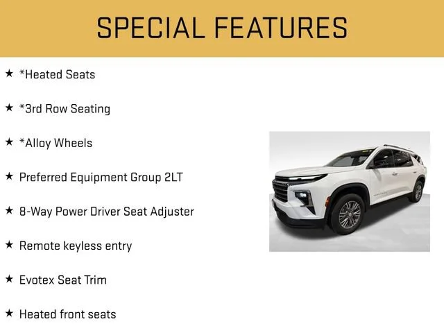 Used 2025 Summit White Chevrolet LT image 6