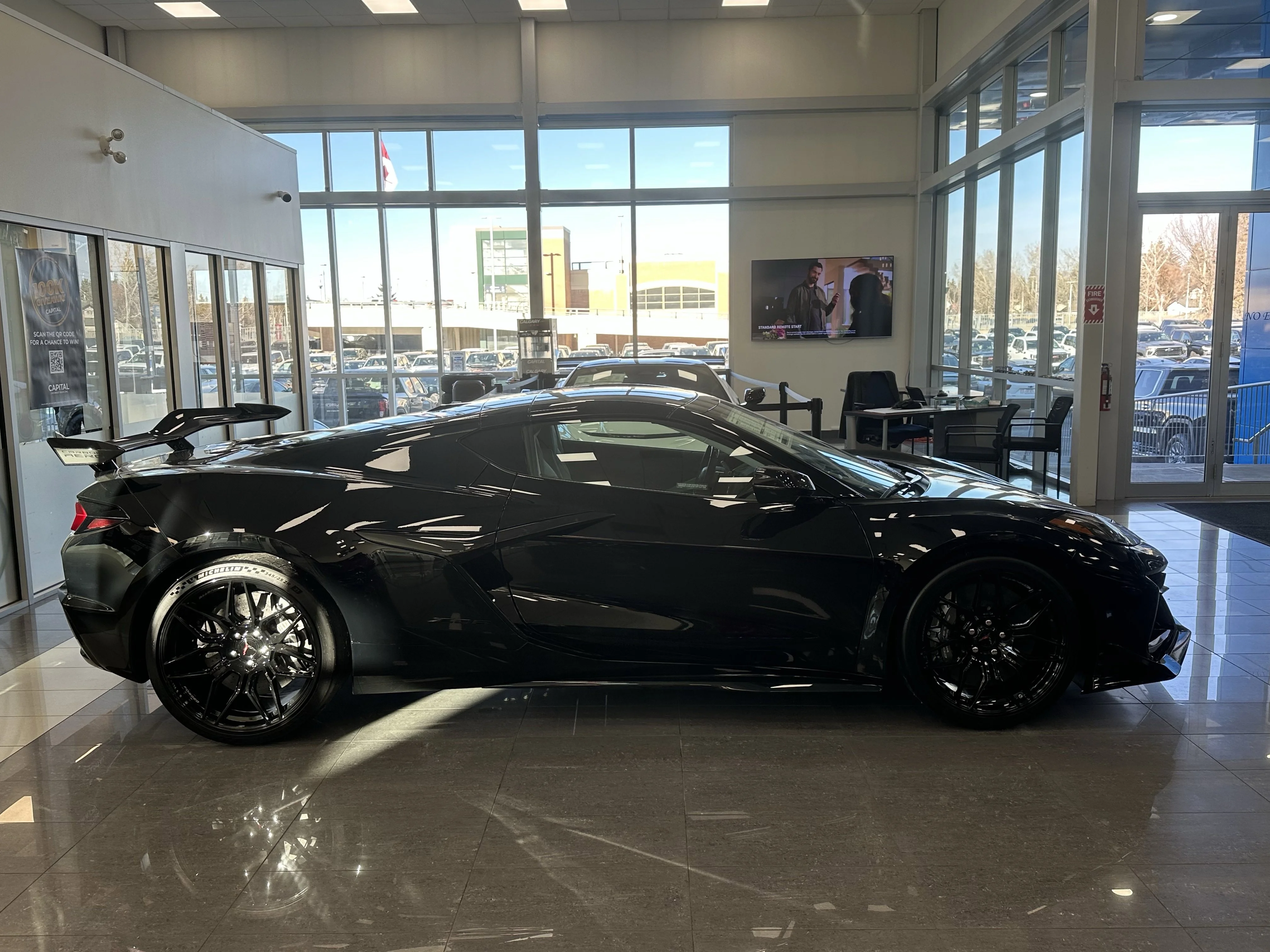 New 2026 Black Chevrolet 3LZ Z06 image 3