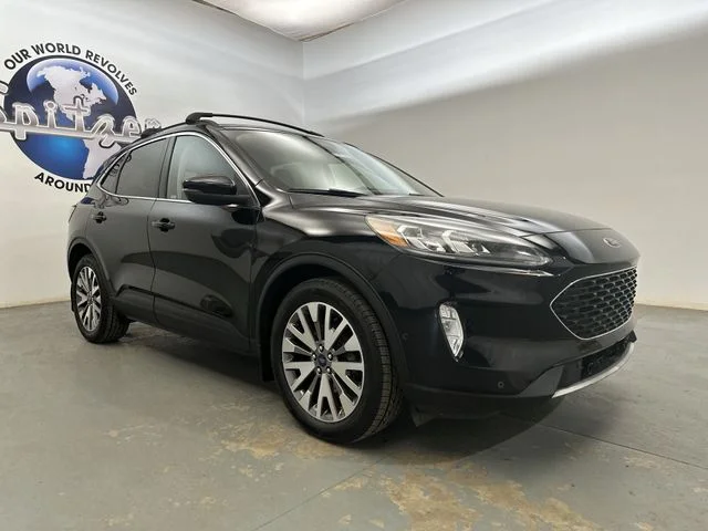 Used 2020 Black Ford Titanium image 12
