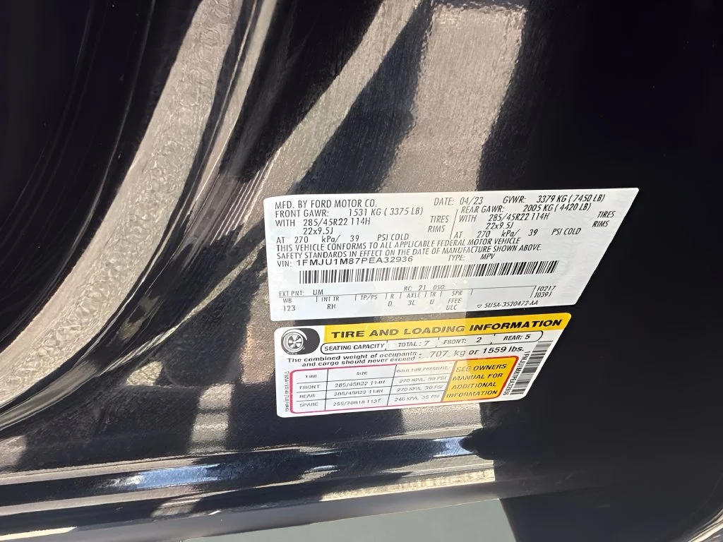 Used 2023 Black Ford Platinum image 34