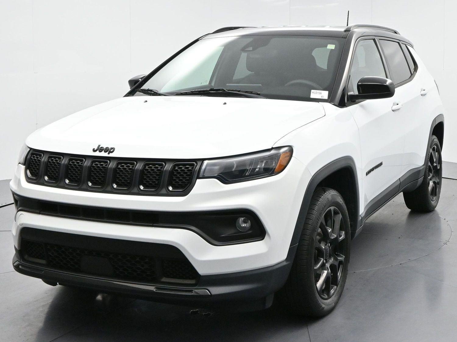 Used 2023 Bright White Clearcoat Jeep Altitude image 3