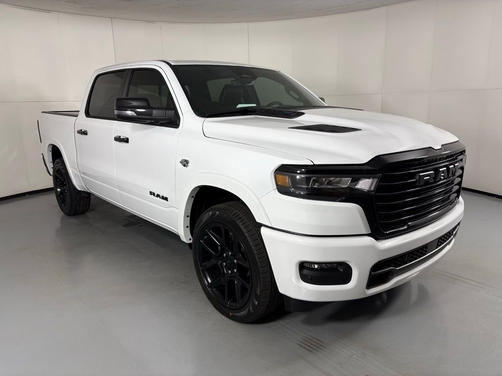 New 2026 Bright White Clear-Coat Exterior Paint RAM Laramie image 2
