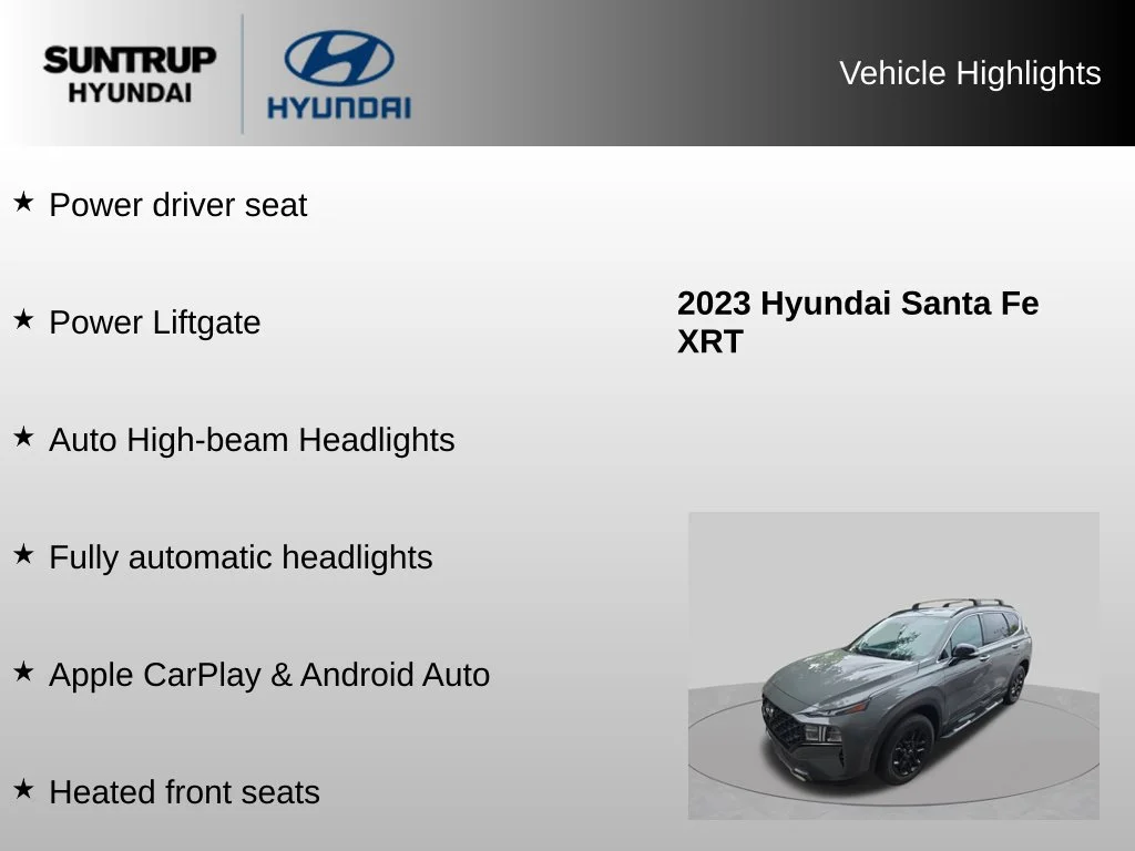 Used 2023 Hampton Gray Hyundai XRT image 9