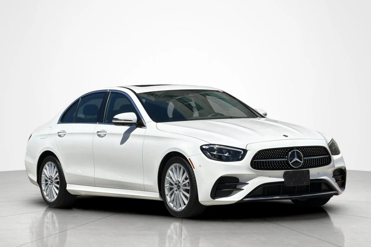 Certified Used 2022 Polar White Mercedes-Benz E 350 image 7