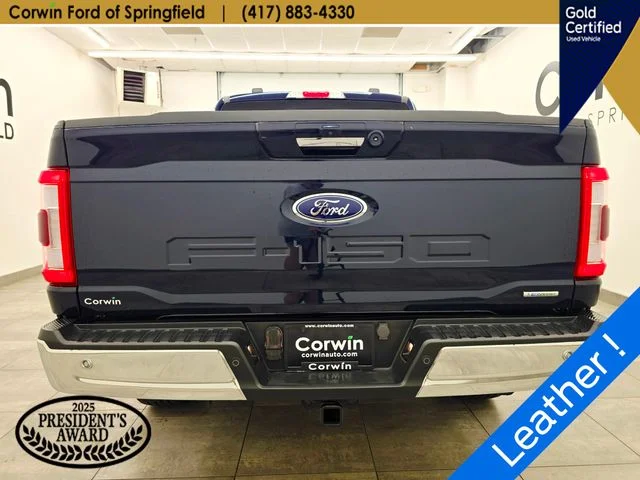 Certified Used 2023 Blue Metallic Ford Lariat image 5